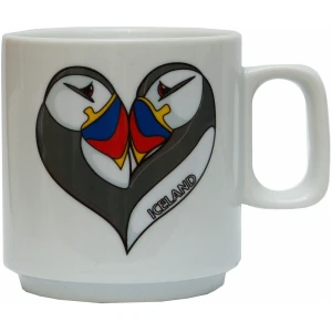 Mug puffins in love