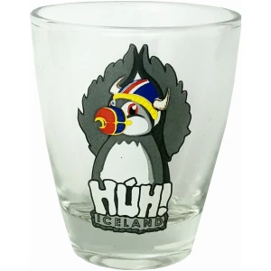 Shot glass puffin HU