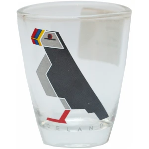 Shot glass puffin