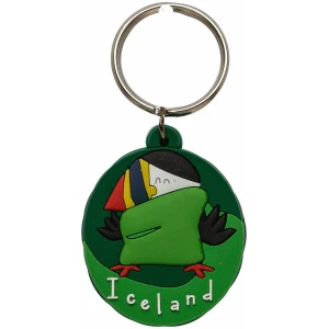 Keyring rubber puffin