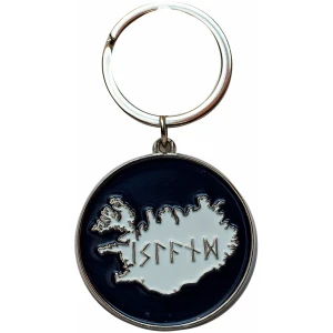 Keyring Iceland map