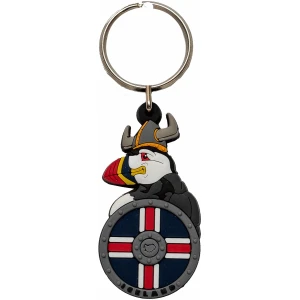Keyring rubber puffin viking theme
