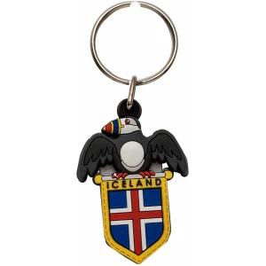 Keyring rubber puffin