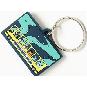 Keyring rubber Aurora bus