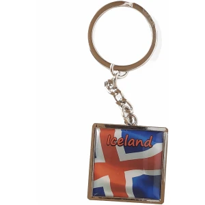 Keyring  Icelandic flag