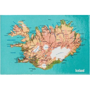 Magnet Icelandic map