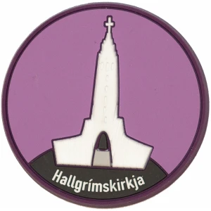Magnet rubber Hallgrimskirkja