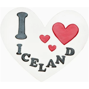 Magnet I love Iceland
