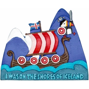 Magnet vikingship puffin