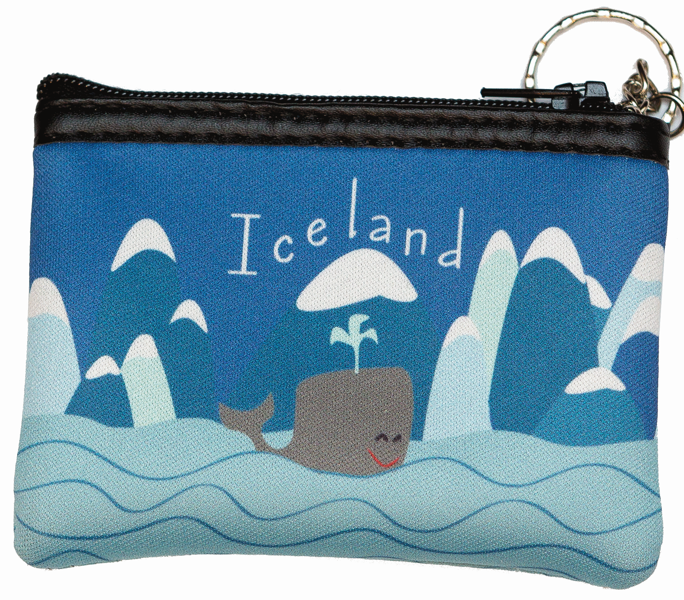 Off We Go Whale Leather Coin Purse - Seven Season